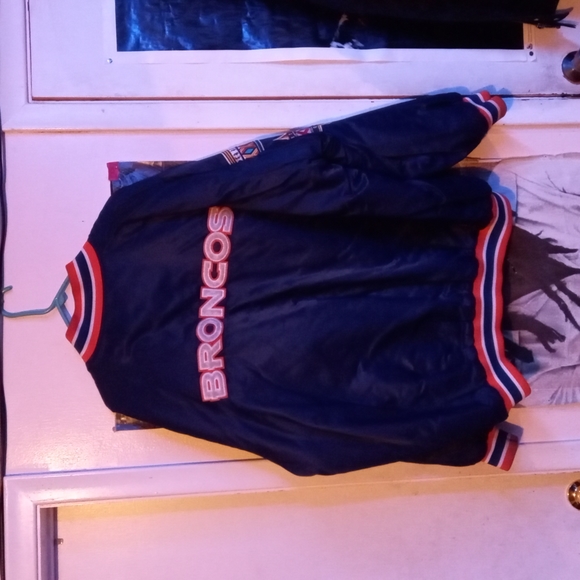 97' 98' Denver Broncos championship game jacket NFL official XXL collectors - Picture 4 of 5